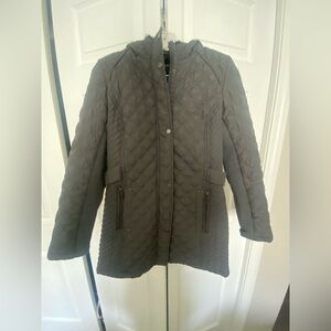 WEATHERPROOF Women’s Jacket + Faux Fur Lining / Gray / Size Small